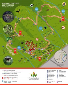 Mapa del Parque ecologico